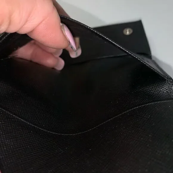 Authentic Prada Saffiano Leather 6 Key Wallet Black - Picture 10 of 14